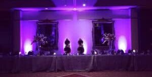dj vinom purple up light dj vinom purple up lighting at wedding