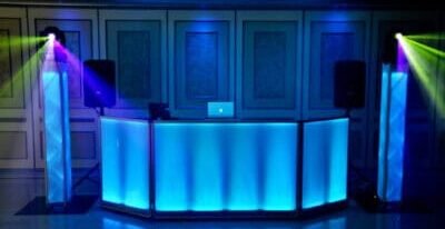 dj vinom wedding set up 2 dj vinom wedding set up blue private event